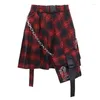 Skirts Super INS European American Japanese Pocket Chain Skirt