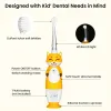 Heads SEAGO Children Electric Toothbrush LED Smart 2 Min Timer IPX7 Waterproof Fox Kid Tooth Brush With 4PCS Replacement Brush Heads