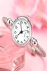 Simple argent montre des femmes bracelet élégant petit cadran surveiller la femme horloge féminine femme rétro dames montres de poignet cadeau8862719