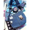 Richme Idol Card Women Ita Bags Fi Nuovo Subcultura in denim Bi spalle a tracolla fai -da -te fa harajuku in stile coreano Bolso Mujer e5em#