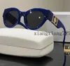 Uv Advanced Fashion eye care Pop simple men's and women's alphabet designer sunglasses frame mirror