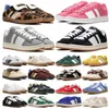 Ontwerper Casual schoenen Men Men Dames Running schoenen Vegan 00s OG SHOES WALES BONNER LEOPARD PONY HANDBALL GOM ZWARTE Trainers Classic Sneakers