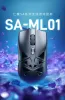 マウスRAWM SAML01ゲーマーマウスワイヤレス3モードUSB/2.4G/Bluetooth軽量マウスセンサー650IPS PAW3395 ESPORTS GAMING MICE WIN MAC