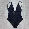 Bikini Halter Designer Swwears Femme BodySuit V Neck One Piece Bathing Fssuit Suite des femmes Sexy Designers Bikini Swimwear