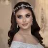 Sieraden Bridal Bohemian Headband European en American Headband met fancy verfraai RiTestone Hair -accessoires.