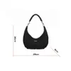 veet Black Women Bag Retro Sunny Dark Cloud Bag Niche Design Casual Fi Underarm Bag Shoulder c5ap#