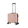 Luggage Simple Solid Color Luggage Fashion Portable 18 inch Boarding Case Mute Universal Wheel Trolley Case