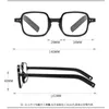 Solglasögon Retro Square Anti Blue Light Reading Glasses for Women Men European och American Presbyopic 1.0 till 4.0