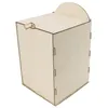 Party Supplies Diy Wood Wedding Bailbox Post Box With Lock Key för mottagningsjubileumsdekoration