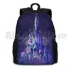 Backpack Magic Princess Fairytale Castle Królestwo na świeżym powietrzu jazda na torbie sportowe świat