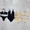 Bikini Halter Designer Swwears Femme BodySuit V Neck One Piece Bathing Fssuit Suite des femmes Sexy Designers Bikini Swimwear