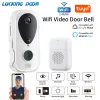 CONTRÔLE 1080P TUYA SMART VIDEO DOOR DOOR 2.4G 5G WIFI VIDEO SANSE COMPOME PORTHE PORTHOT DE SÉCURITÉ PROTECTION DE SÉCURITÉ APPARTE