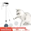 Toys Mouvement électronique jouet de chat yoyo soulève la balle électrique flottant de chat interactif jouet rotation de puzzle interactif pour animaux de compagnie