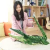 Dolls kawaii calent oreiller pour enfants cadeau mignon grande simulation crocodile poupées en peluche réalité réelle alligator jouet en peluche