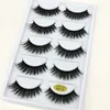 Eyelash Extension Make Up Tools Fake Lash Makeup Tools 3D Mink Lash 5 Par av tredimensionell flerskikt