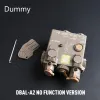 Scopes Tactical DBALA2 No Function Dummy Laser Box Battery Hunting Airsoft Weapon Scout Accessory airsoft Decorative For Fit 20mm Rail