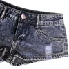 Womens Bass Wit Waist Sexy jeans Shorts Shorts Nightclubs bar e spiagge 240420