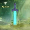 Buildmoc Breath of the Wild Luminious Master Sword Building Buildings fissati per Zeldaed Hyrule Castle Botw Bricks Toys Children Gifts 240420