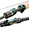 Cemreo giratoria Casting de pesca de carbono 4-5 secciones 1.8m/2.1m/2.4m Coda de viaje portátil Cañas de pesca Tackle 240407