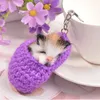 Keychains Fashion Keychain Keyring Hoiley Sleeping Mouse Car Sac Vêtements Pendre A200