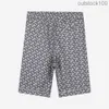 High -end Buurberlyes kostuums voor vrouwen mannen zomer nieuwe zijden bedrukte heren casual strandbroek shorts senior merk casual zomer designer shorts