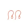 Stud Earrings 20pcs 12mm High Quality Stainless Steel Flattened Stamped Ear Hook For DIY Simple Jewelry Making Supplies