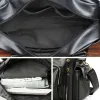 Torby Mężczyźni torby podróżne Wysokiej jakości skórzane torebki PU Casual Vintage Torba na ramię laptop