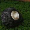 Spotlight Solar Stone Light Simulación cálida Lámpara impermeable LED Garden de césped que ahorra energía