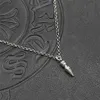 CH Trendy Brand Crooker Liten Bullet Necklace For Men and Womens Hip Hop Pendant Classic Sweater Chain Chain