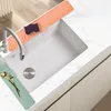 Tischmatten Silikonschale Trocknungsmatte Anti-Rutsch-Abflusspolster Wasserhahn Spritzschutz Set für Küchenspüle schneller Bauernhaus