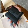 Geldbörsen Luxus -Design Cowide Square Münze Geldbeutel Mode -Buchstaben Japan Mini Brieftasche Personalisiert Initialen echte Ledergeldbeutel