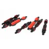 Accessories 12Pcs Reel Seat Deck Fishing Rod Clip Fitted Wheel Reel Rubber Cushion Tools Accessory Holder Fishing Tackle