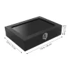 Display Badge Storage Box Pin Case Desktop Display Brosch Holder Jewelry Organizer Container