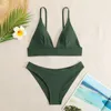 Women's Swimwear Red Bikini Triangle Sexy Thong Sling Swimsuit Micro Two Piece Vacation Women Brazilian Beach Bathing Suit Bikinis