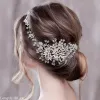 Joyas Luxurious Flower Dademia Tiaras Accesorios para el cabello de boda para mujeres Joyas para la novia Joya de novia Tarabaco Partido del cabello Fiesta del cabello