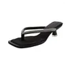 Slippers Square Toe Women Flip Flops Shoes Sandals الفاخرة 2024 Mid Heels Summer Pumps Dress Slides Mujer Slides