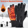 Akcesoria Zimowe rękawiczki dla mężczyzn kobiety ciepłe rękawiczki taktyczne ekran dotykowy wodoodporne wędrówki Rybling Snowboard Snowboard Inslip Rękawice