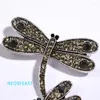 Broches delicados Rhinestone Dragonfly para mulheres Corso de insetos Pin Pin Ladies Gifts Acessórios Classic Jewelry