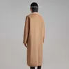 Brand Coat Women Coat Designer Coat Maxmaras Madame Series Wool Cashmere Solid Color Dubbel Breasted Long Coat Jacket