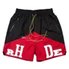 Herren Schwimmhorts Designer Rhude Designer Shorts Herren Shorts Beach Street Joggball Basketball Schwimmelastische Hip-Hop-Training Kurzer Hosen für Männer Frachtfrauen Frauen