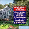 Banner Flags 30x40cm Trump Garden 2024 Campagna Flax Doppio stampa Delivery Drop Home Festive Party Supplies Dh9ec