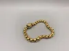 Strands Le Han Bracciale a catena di gioielli Bracciale in oro 18K placcato con chiusura a magnete zirconia cubica 8mm