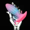 ZWFUN Colorful monster illumination anal plug glow in dark high quality Soft Butt Plug adult sex toys creature-type butt plugs