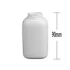 Butelki do przechowywania 20pc/partia 80 ml proszkowa butelka biały styl HDPE z skrętem górne czapki przesiane