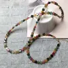 Brins en gros couleur tourmaline Collier en pierre naturelle bracelet en forme de cœur pour filles cadeaux d'anniversaire bijoux en cristal joursneige