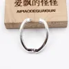 Armbänder APDGG 10 PCs Oval Kupferbefestigungsstörungen versilberte Verschlüsse für Perlenarmbänder Halsketten herstellen DIY -Handwerkszubehör machen