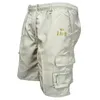 Herrbyxor herr last shorts korta byxor utomhus jorts avslappnad 2024 Nytt bekvämt sommar mode multi-pocket sport kamouflagekläder y240422