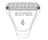 Ringe billig maßgeschneiderte Logo Baseball Softball Basketball -Fußballturniere Meisterschaft Ringe Größe 6 bis Größe 14