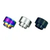 810 Stainless Steel Drip Tip Black Silver Rainbow Wide Bore Mouthpiece