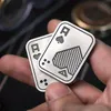 Poker Clicker - Srebrne asy - Haptic Fidget Slider ze stali nierdzewnej EDC 240422